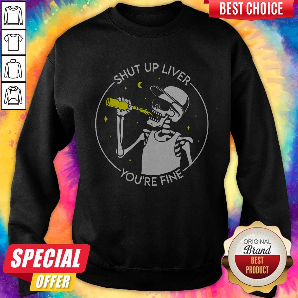 Nice Skull Shut Up Lever Shirt