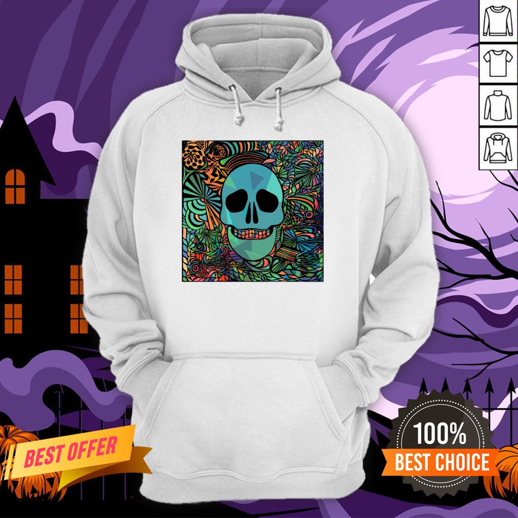 Nice Sugar Skulls Day Of The Dead Nola Colors Shirt