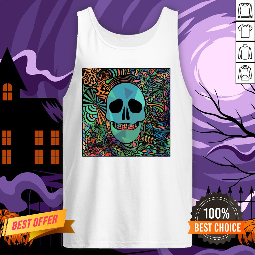 Nice Sugar Skulls Day Of The Dead Nola Colors Shirt