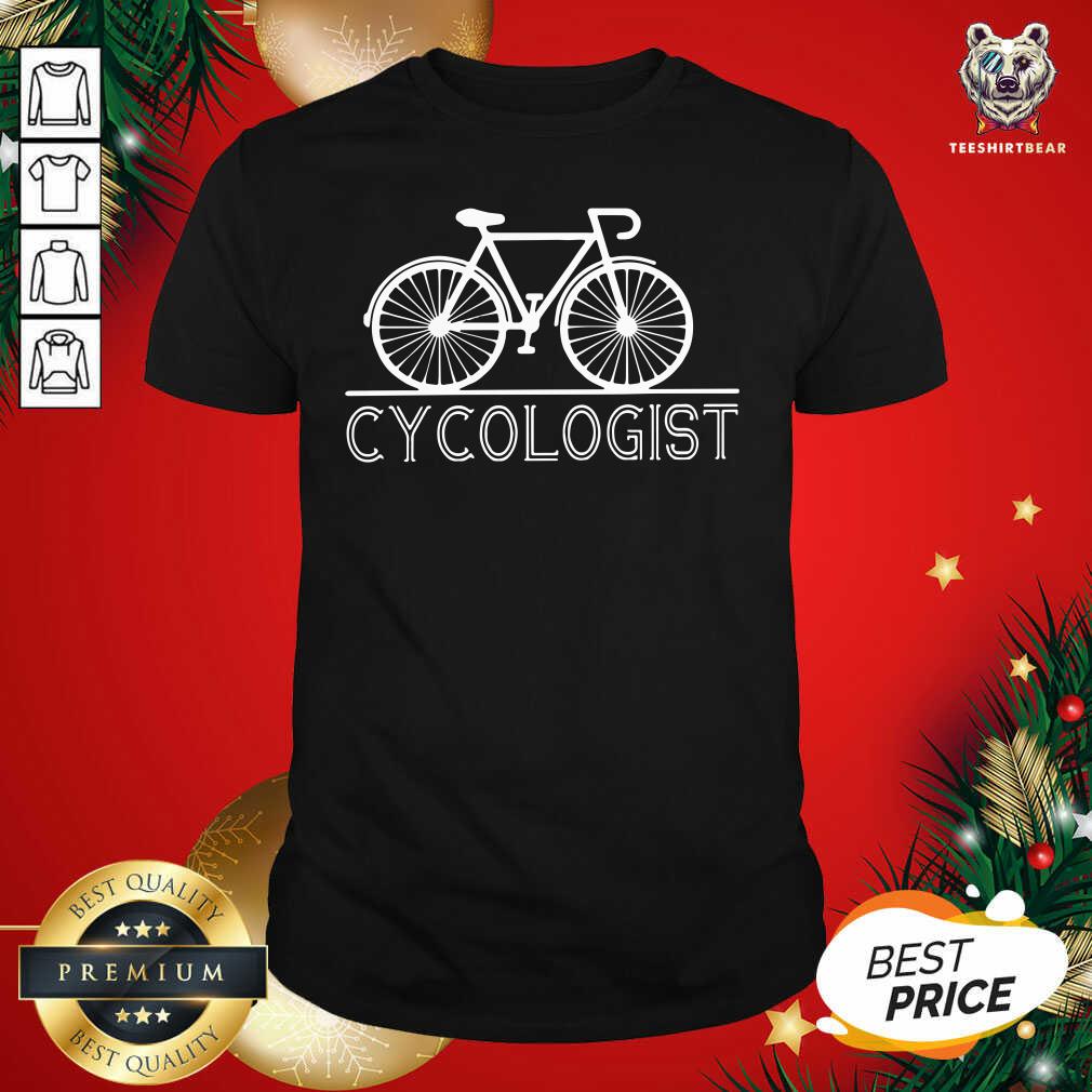 Nice The Bicycle Cycologist Shirt