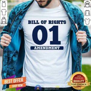 Pretty Bill Of Rights 01 Amendment Shirt