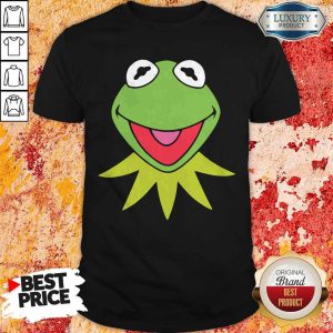 Cute Disney Muppets Kermit The Frog Face Shirt