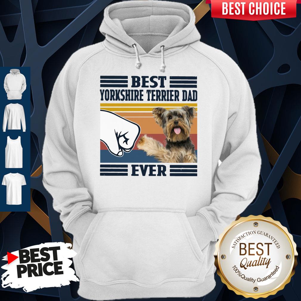 Official Best Yorkshire Terrier Dad Ever Vintage Shirt