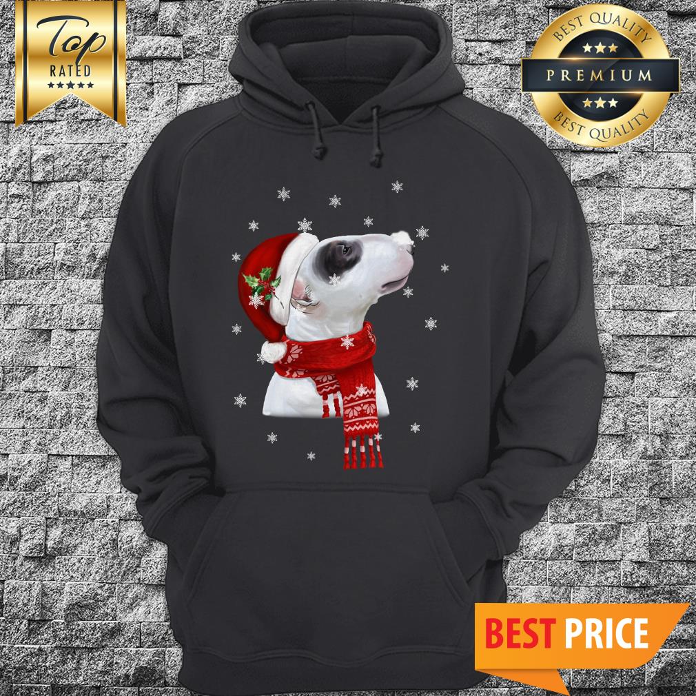 Official Bull Terrier With Christmas Shirt