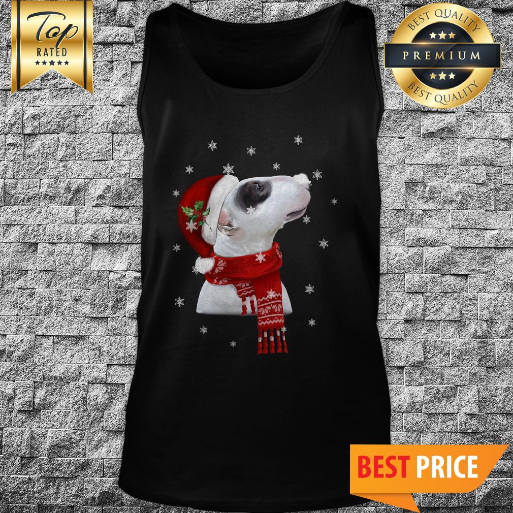Official Bull Terrier With Christmas Shirt