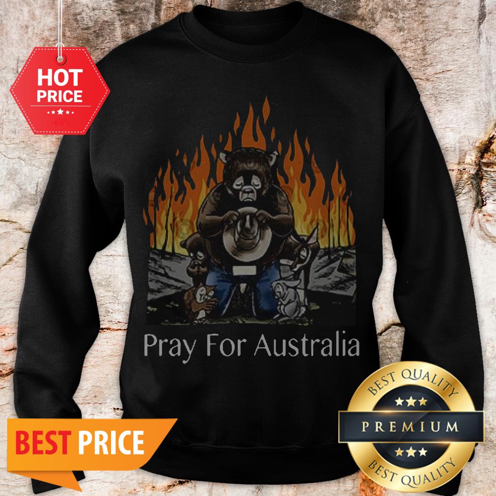 Official Bushfires Bears Animal People Pray For Australia Shirt