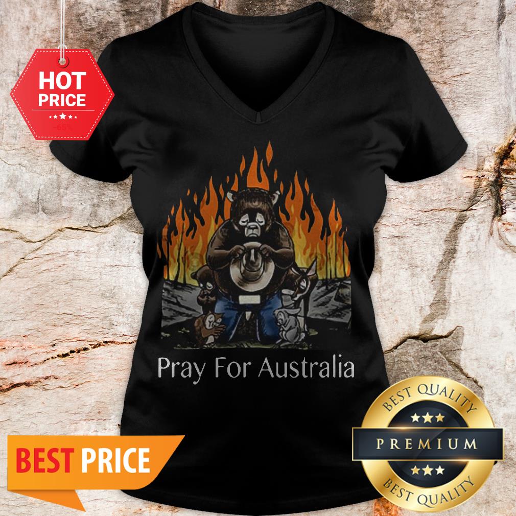 Official Bushfires Bears Animal People Pray For Australia Shirt