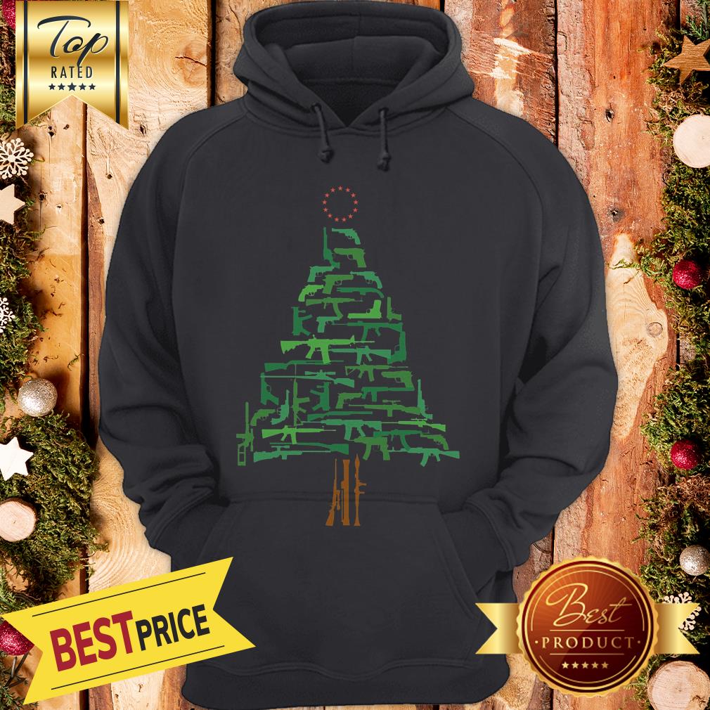 Official Christmas Tree Green Guns Shirt