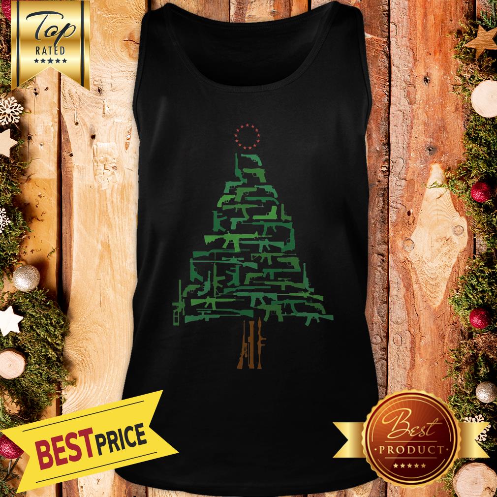 Official Christmas Tree Green Guns Shirt