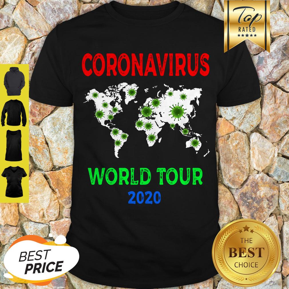 Official Coronavirus Covid-19 World Map Tour Shirt