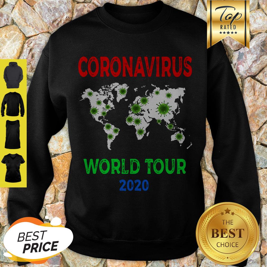 Official Coronavirus Covid-19 World Map Tour Shirt