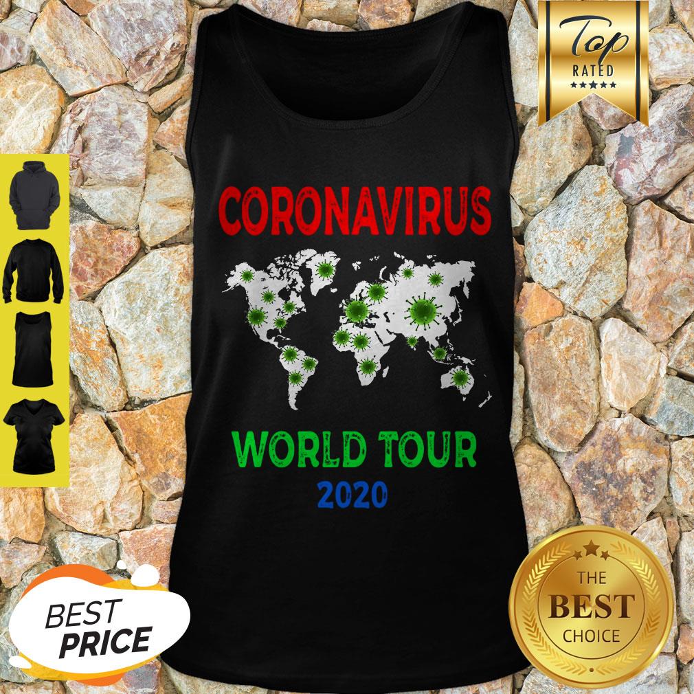 Official Coronavirus Covid-19 World Map Tour Shirt