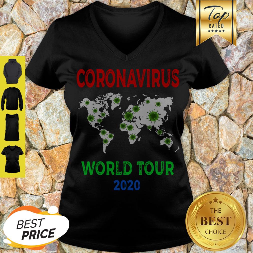 Official Coronavirus Covid-19 World Map Tour Shirt
