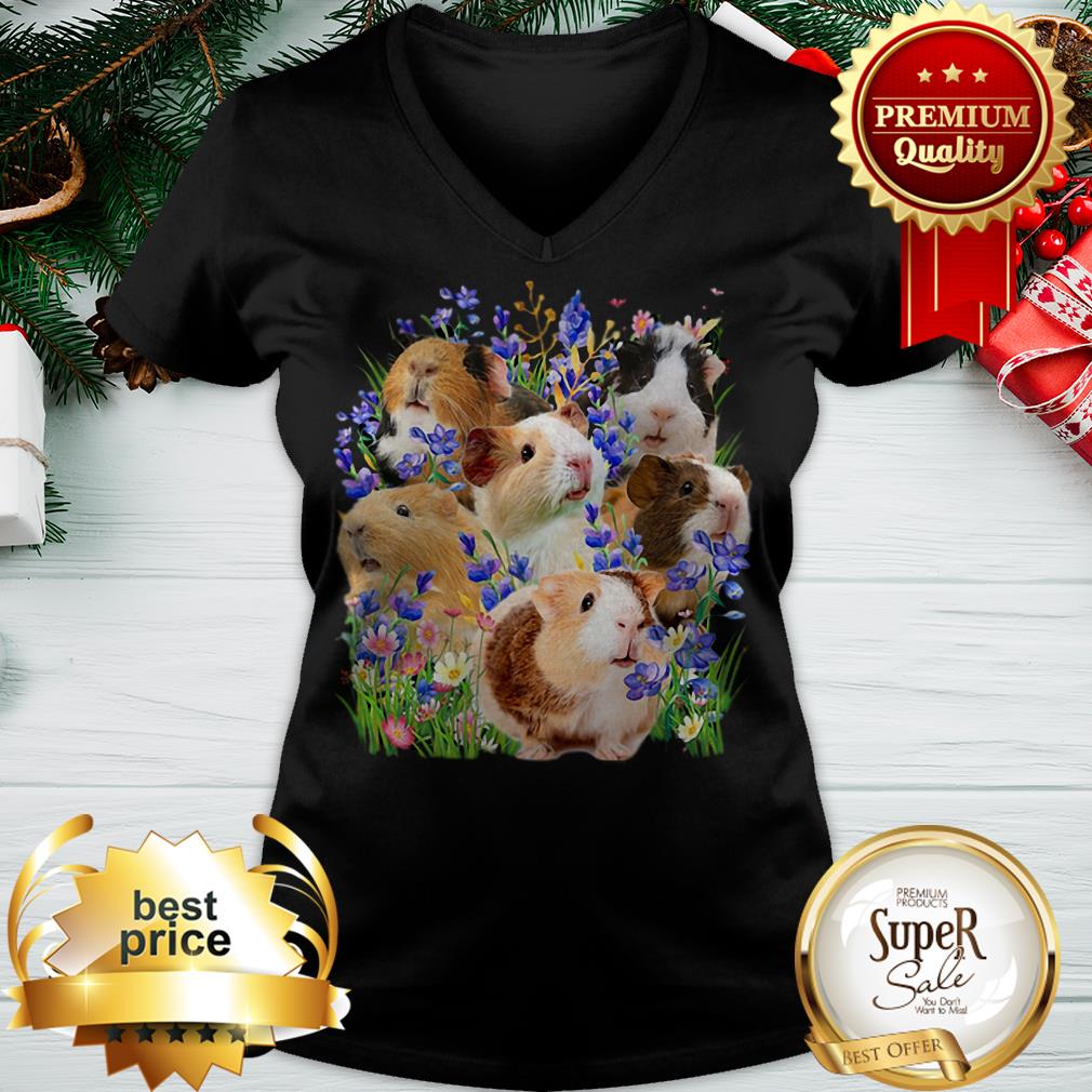 Official Guinea Pigs Purple Flowers Shirt
