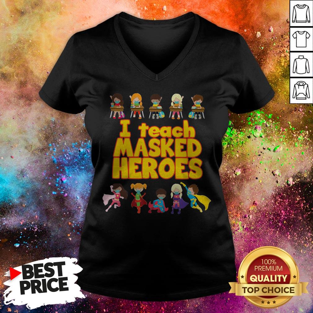 Official I Teach Masked Heroes Tee Shirt