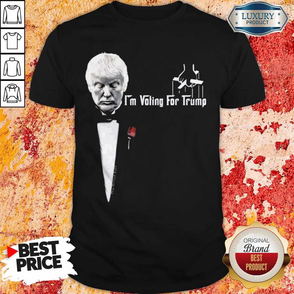 Official I'm Voting For Trump Weed Shirt