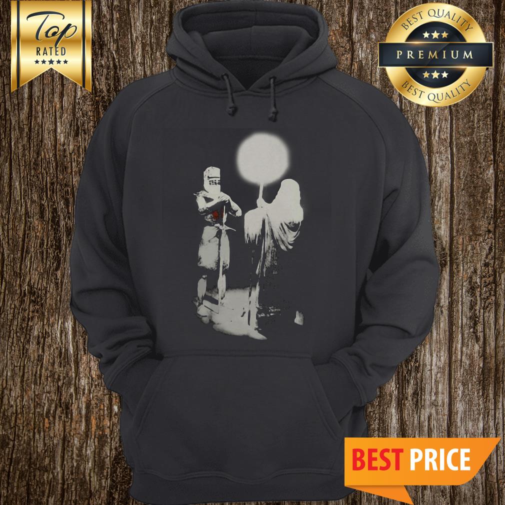 Official Monty Python None Shall Pass Black Knight shirt