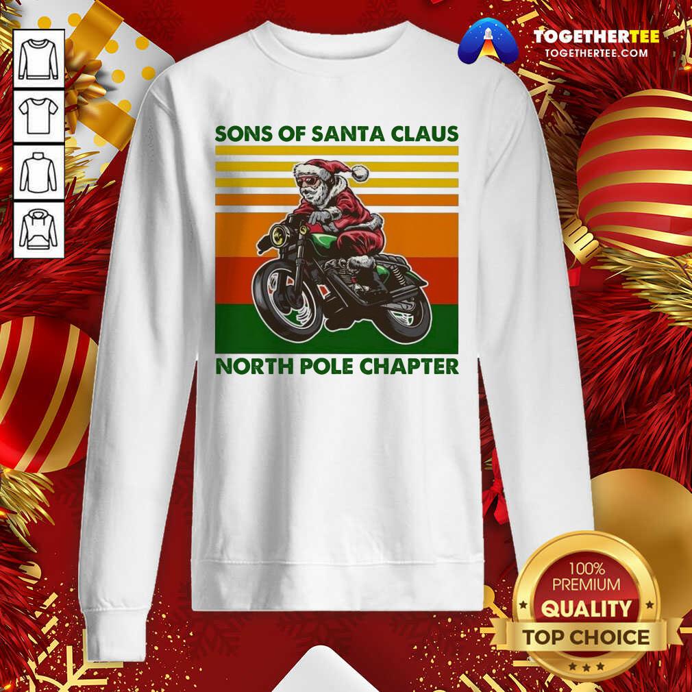 Official Sons Of Santa Claus North Pole Chapter Vintage Shirt