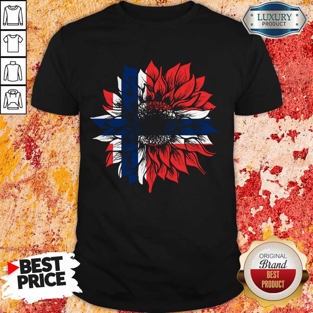 Official Sunflower Norway Flag Shirt