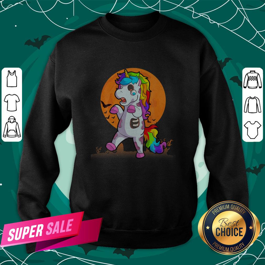 Official Unicorn Zombie Happy Halloween Shirt
