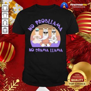 Cute Llama Yoga No Prob Llama No Drama Llama Vintage Shirt