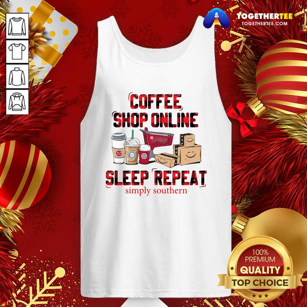 Original Coffee Shop Online Sleep Repeat Simply Southern Shirt