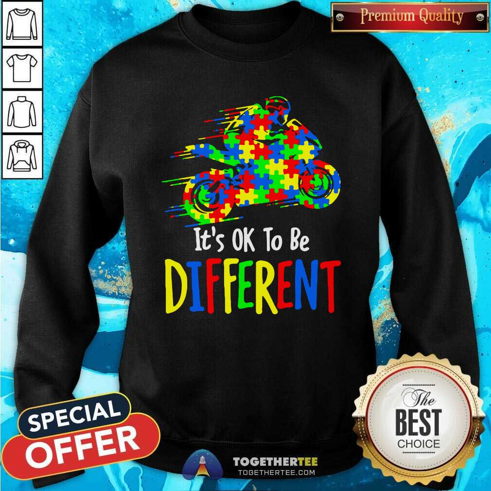 Original It Is Ok To Be Different Autism Awareness Shirt