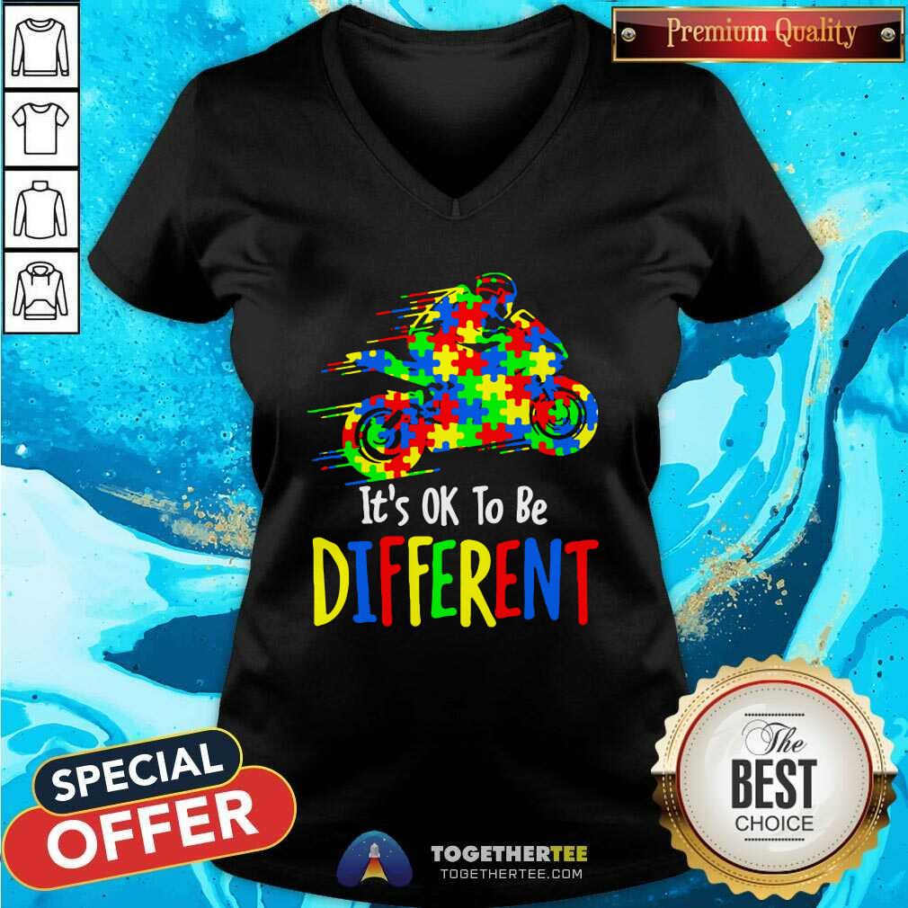Original It Is Ok To Be Different Autism Awareness Shirt