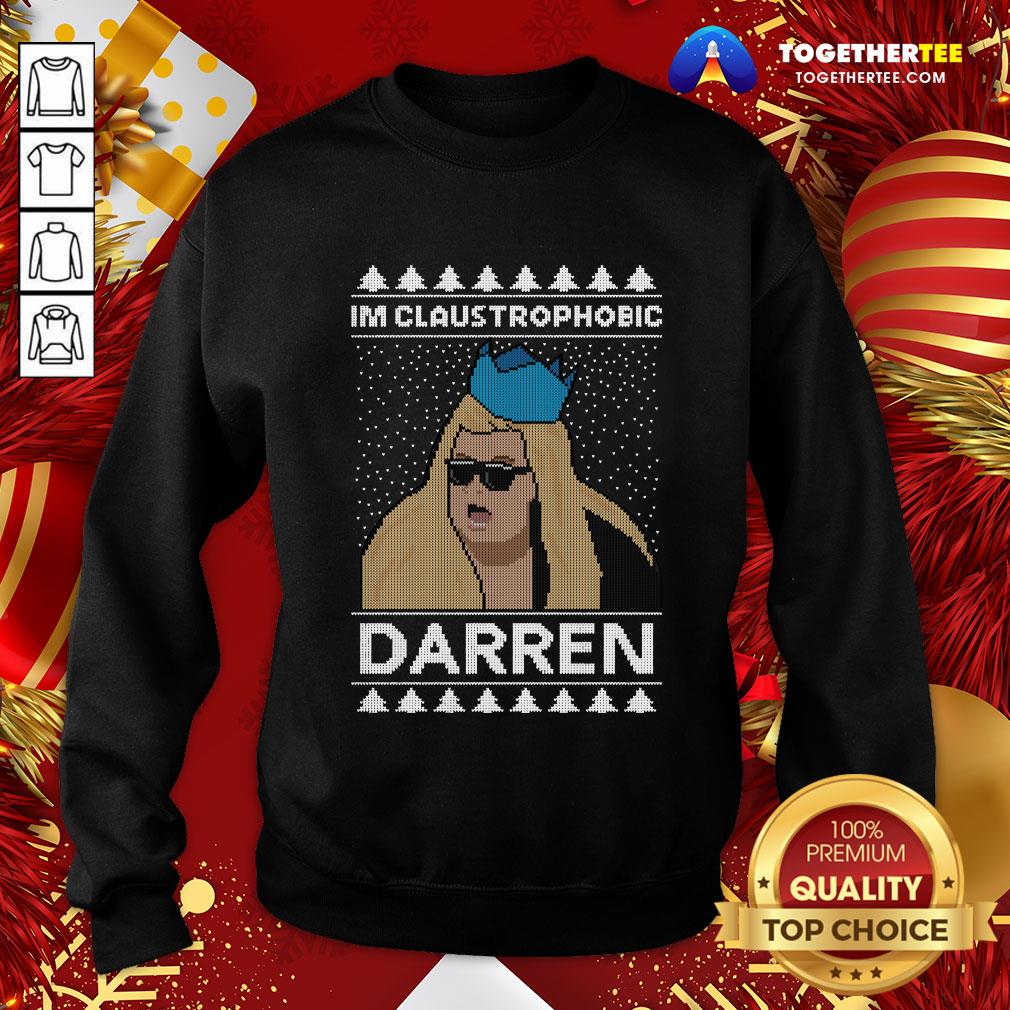 Original Merry Christmas I’m Claustrophobic Darren Shirt