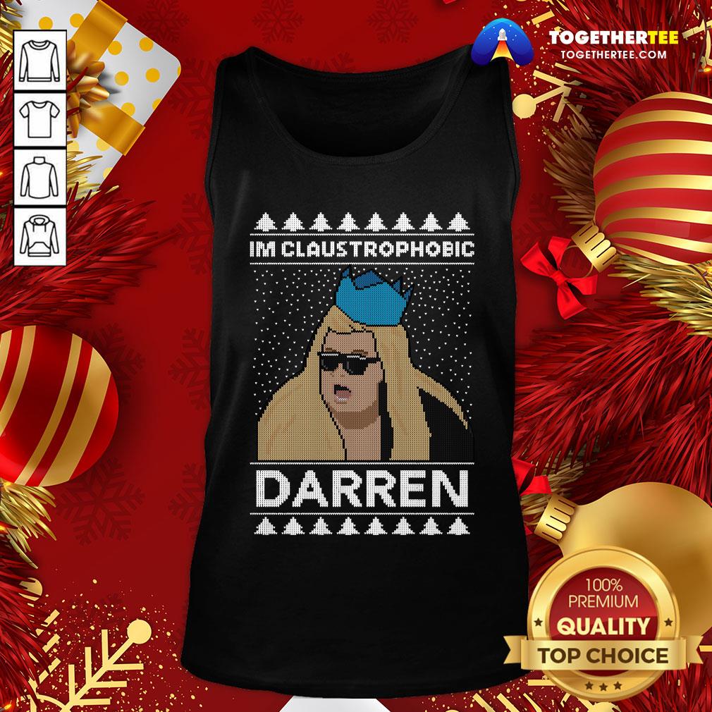 Original Merry Christmas I’m Claustrophobic Darren Shirt