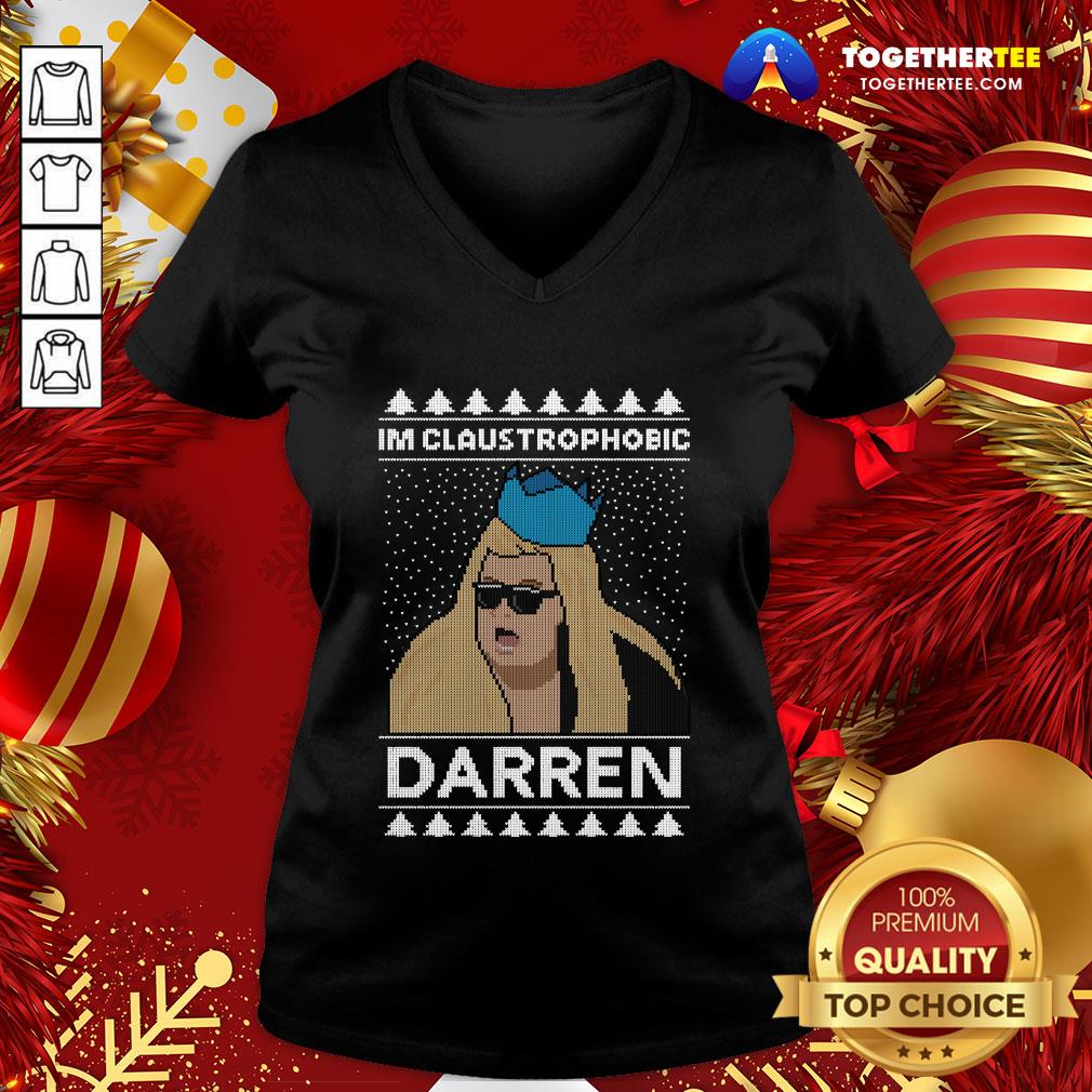 Original Merry Christmas I’m Claustrophobic Darren Shirt
