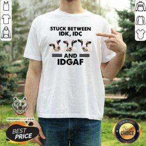Cows Stuck Between Idk Idc And 8 Idgaf Shirt