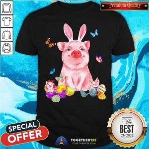 Premium Baby Pigs And Rabbit Easter Shirt