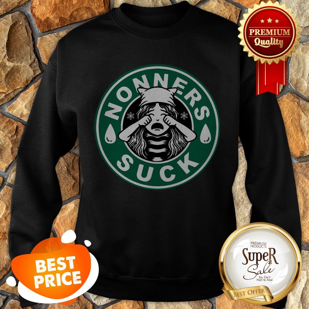Nice Starbucks Logo Nonners Suck shirt
