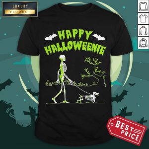 Skeleton Happy Halloween Dog Personalized Shirt