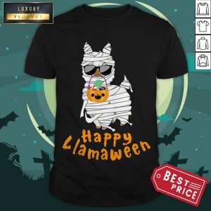 Happy Llamaween Funny Llama Halloween Costume Classic T-Shirt