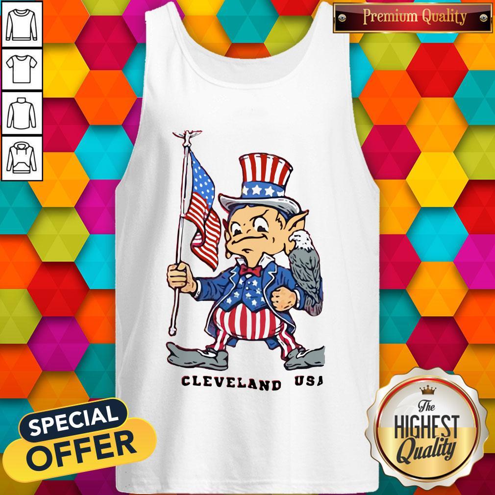 Perfect Independence Day Flag Eagles Cleveland USA Shirt