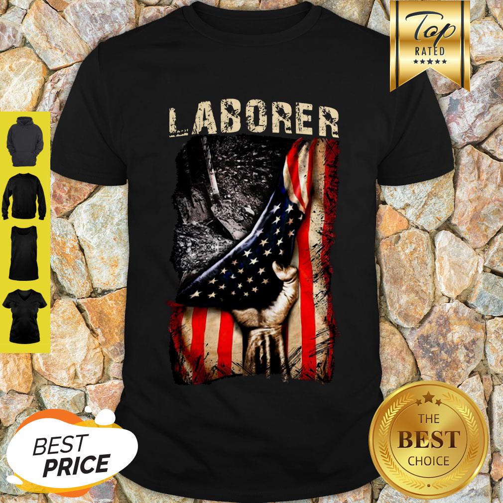 Perfect Laborer Mashup American Flag Shirt
