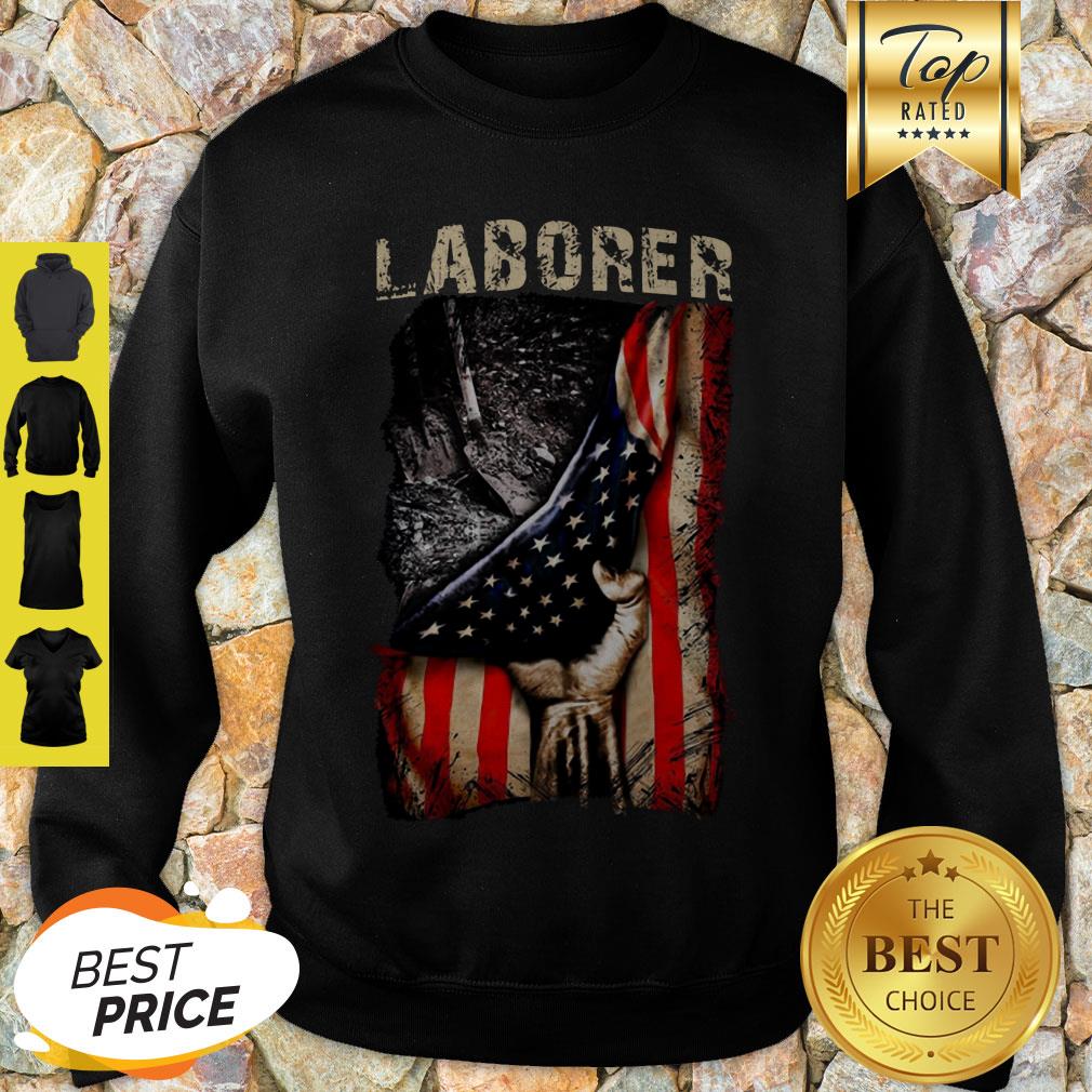 Perfect Laborer Mashup American Flag Shirt