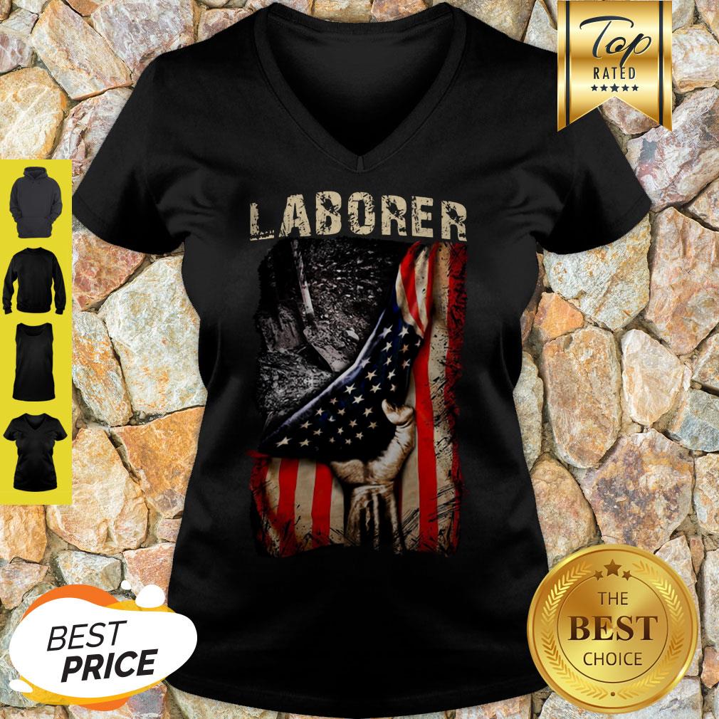 Perfect Laborer Mashup American Flag Shirt