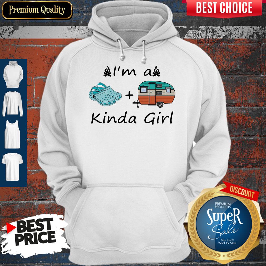 Premium Camping I’m A Kinda Girl Shirt