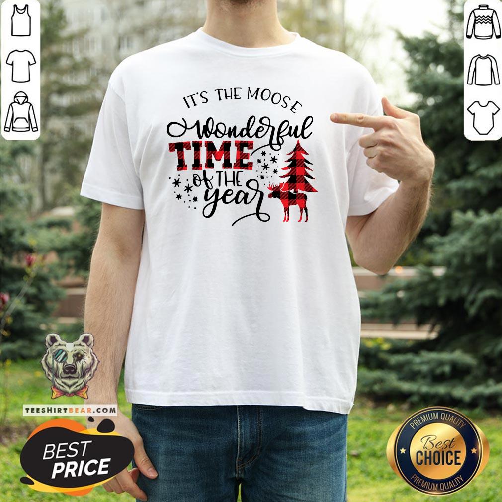 Premium It’s The Moose Wonderful Time Of The Year Shirt