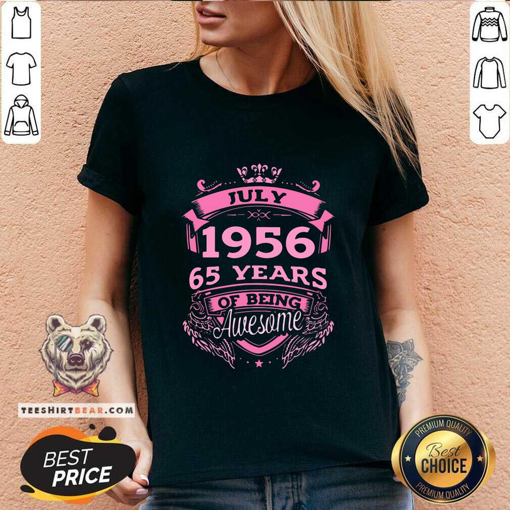 Premium July 1956 65 Years Of Being Awesome Shirt