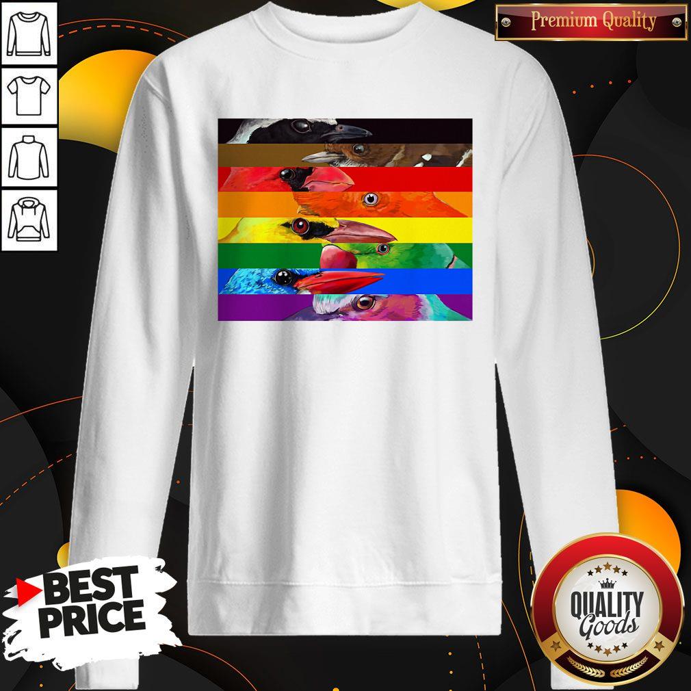 Premium Lgbtqia Pride Birds Shirt
