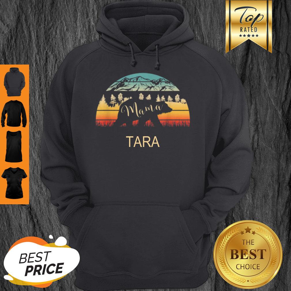 Premium Tara Name Gift Retro Sun Personalized Mama Bear shirt