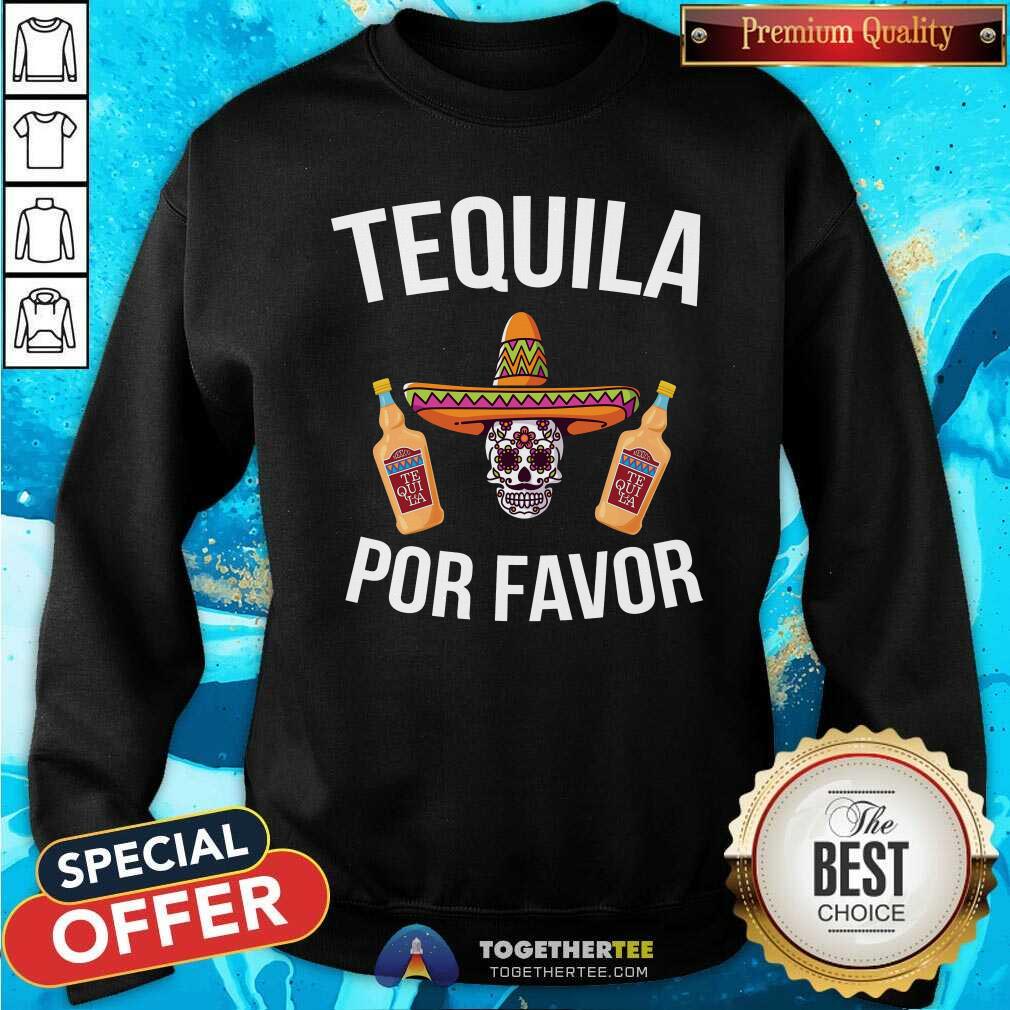 Premium Tequila Por Favor Mexican Skull Shirt