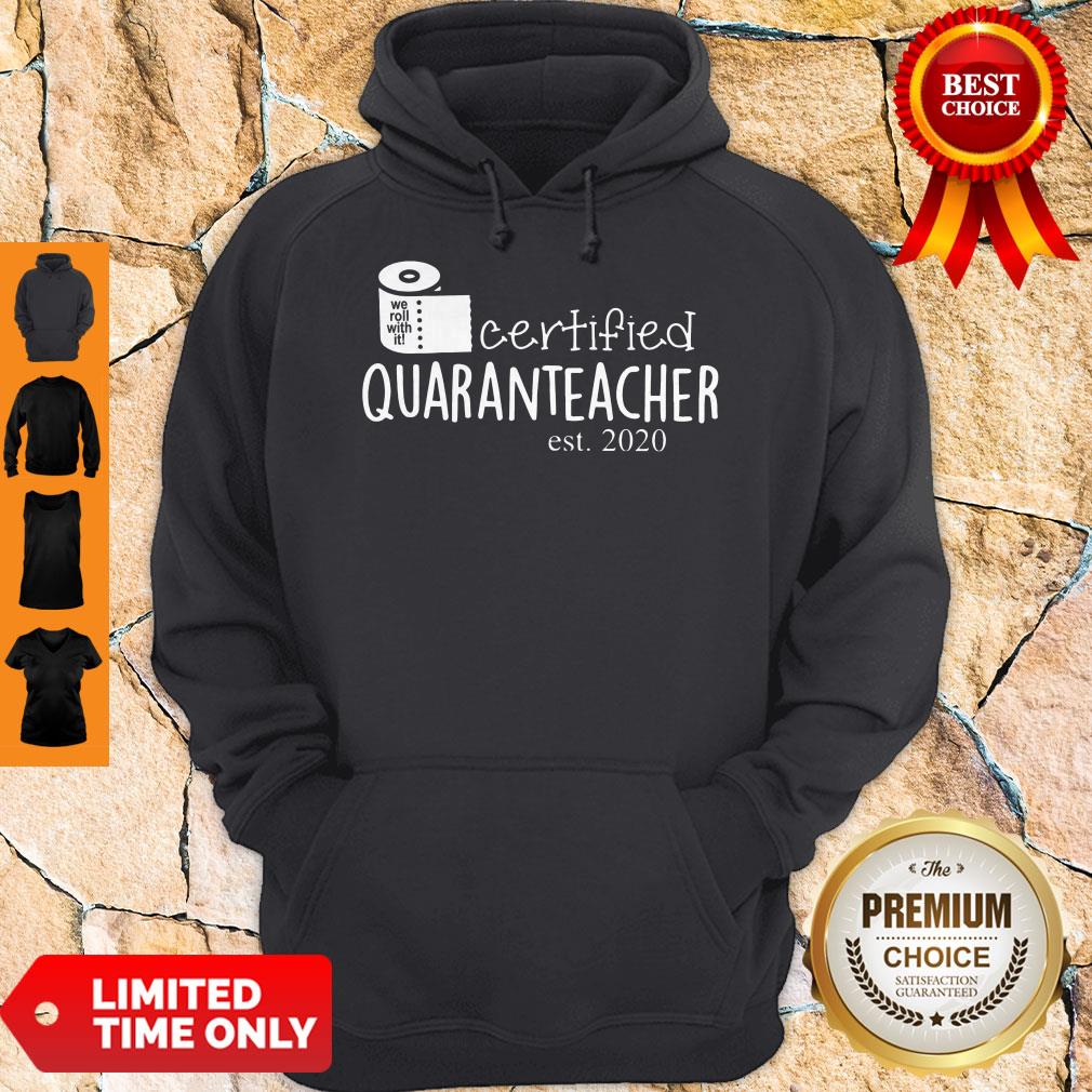 Premium Toilet Paper Certified Quaranteacher Est 2020 Shirt