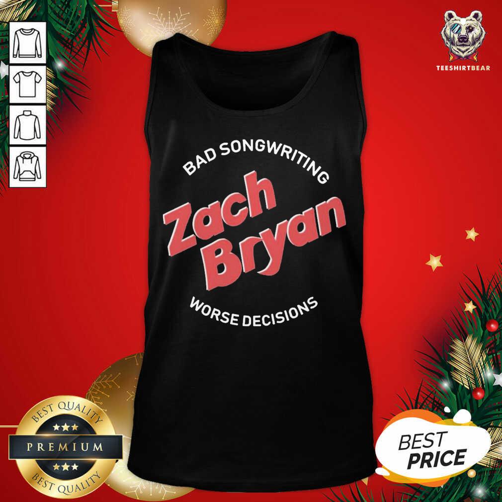Premium Zach Bryan Merch Bad Songwriting Shirt