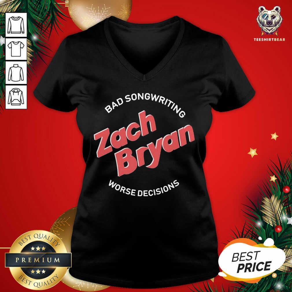Premium Zach Bryan Merch Bad Songwriting Shirt