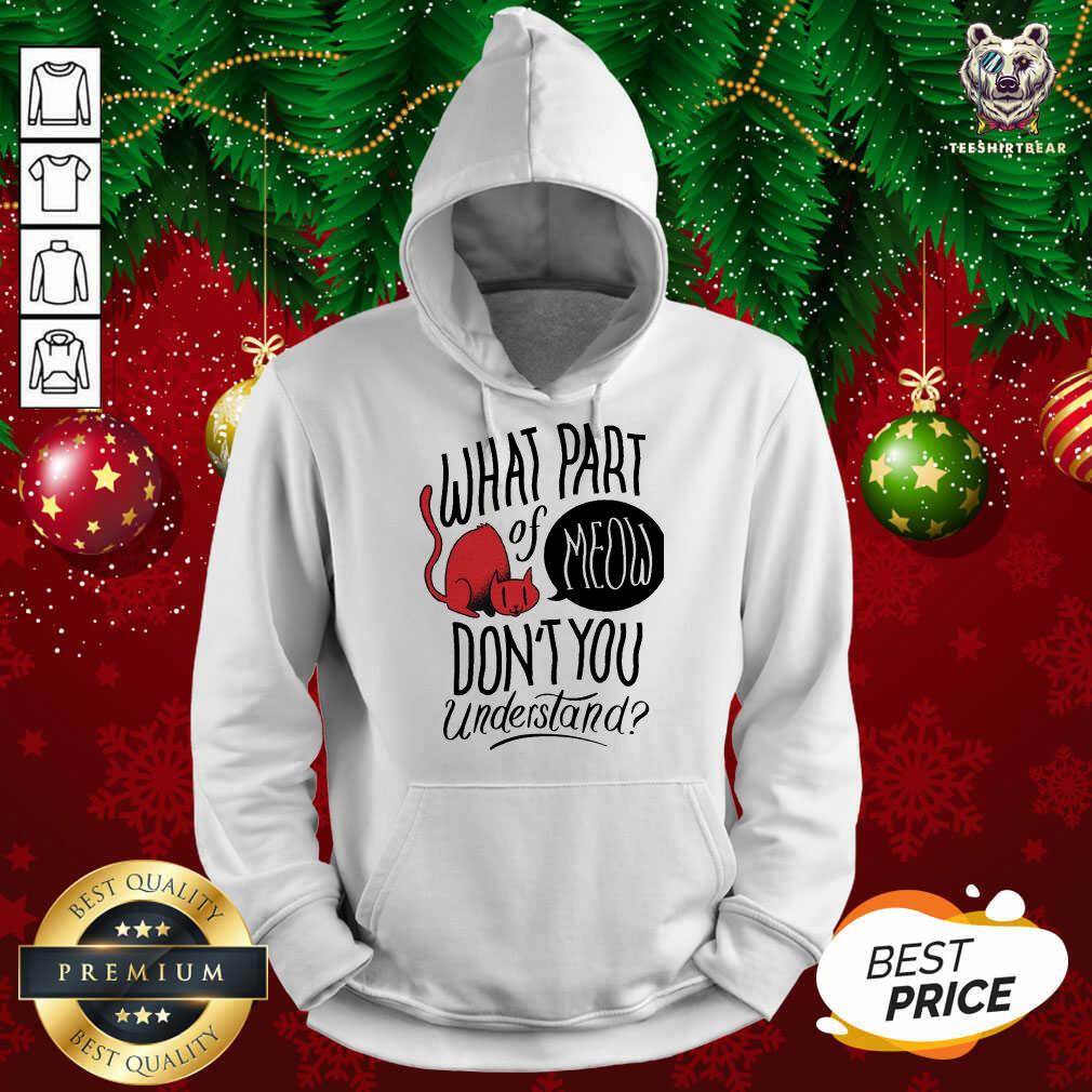 Pretty Cat What Part Of Meow Don’t You Understand Shirt